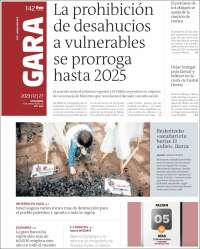 Portada de Gara (España)