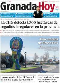 Portada de Granada Hoy (España)