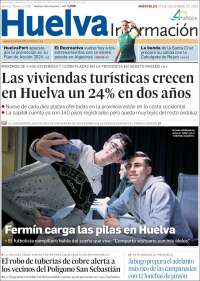 Portada de Huelva Información (España)