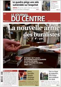 Portada de Le Journal du Centre (Francia)