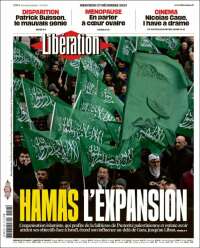 Portada de Libération (Francia)