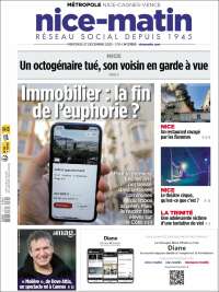 Portada de Nice-Matin (Francia)