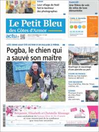 Portada de Le Petit Bleu (Francia)