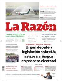 Portada de La Razón (M&eacute;xico)