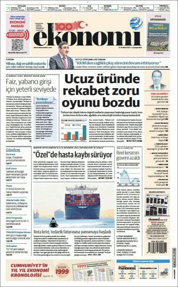 Portada de Dünya (Turqu&iacute;a)