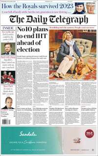 Portada de Daily Telegraph (Reino Unido)