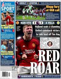 Portada de Express Sport (Reino Unido)