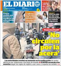 Portada de El Diario NY (USA)