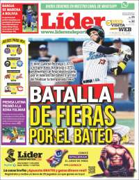 Portada de Lider en deportes (Venezuela)