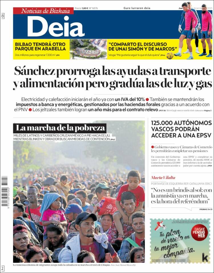 Portada de Deia (España)