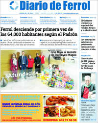 Portada de Diario de Ferrol (España)