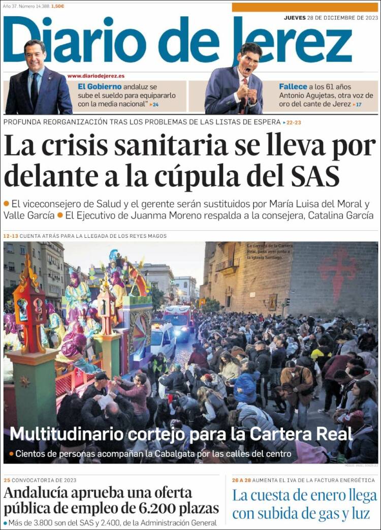 Portada de Diario de Jerez (España)