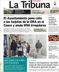 Portada de La Tribuna de Toledo (España)