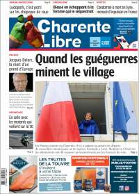 Portada de Charente Libre (Francia)