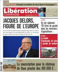 Portada de Libération Champagne (Francia)