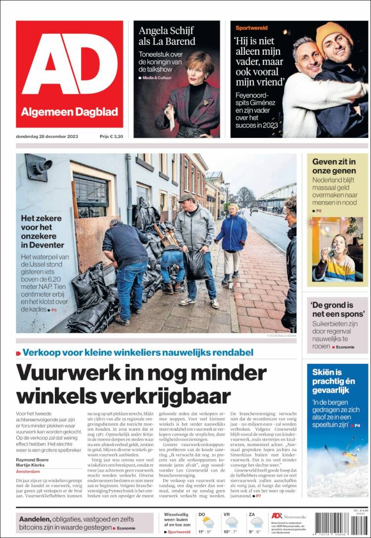 Portada de AD (Pa&iacute;ses Bajos)