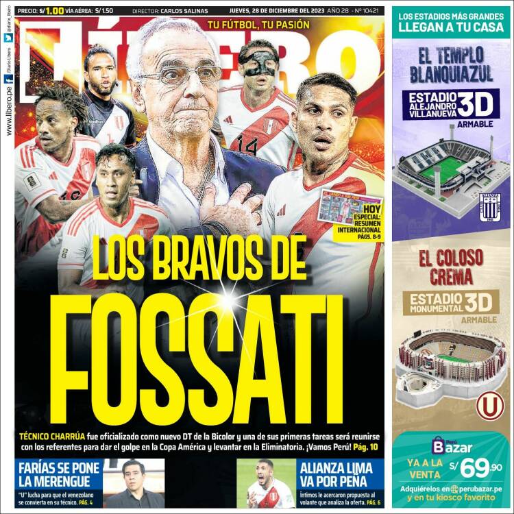 Portada de Líbero (Per&uacute;)