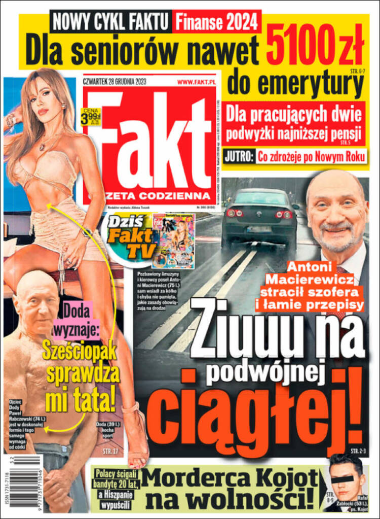 Portada de Fakt (Polonia)