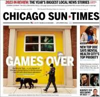 Portada de Chicago Sun-Times (USA)