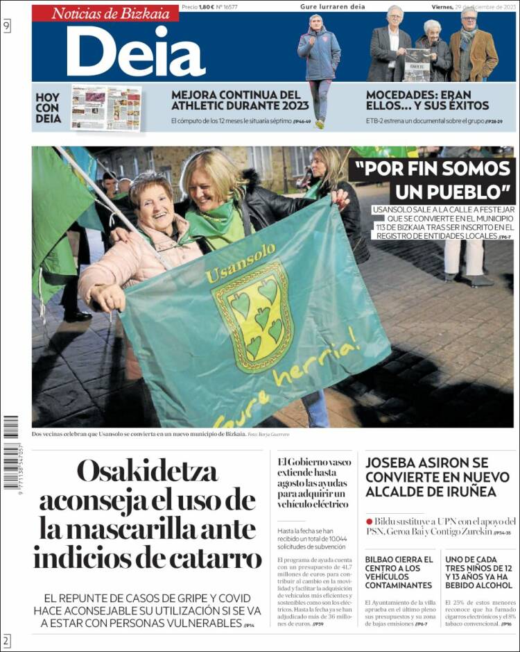 Portada de Deia (Spain)