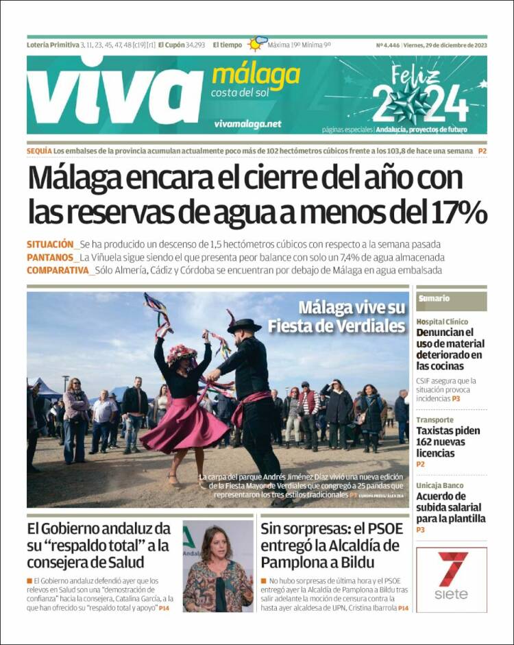 Portada de Viva Málaga (España)