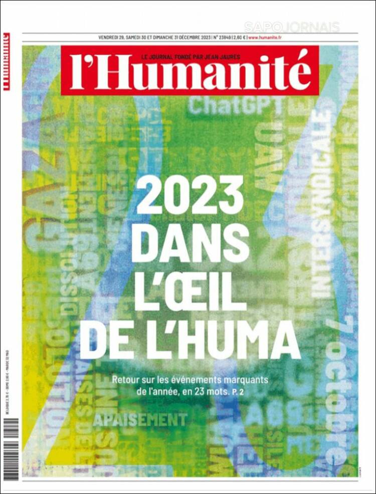 Portada de l'Humanite (Francia)