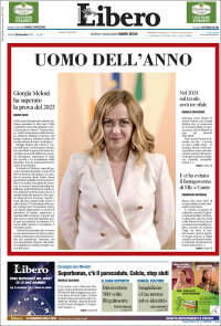 Portada de Libero (Italia)
