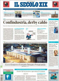 Portada de Il Secolo XIX (Italia)
