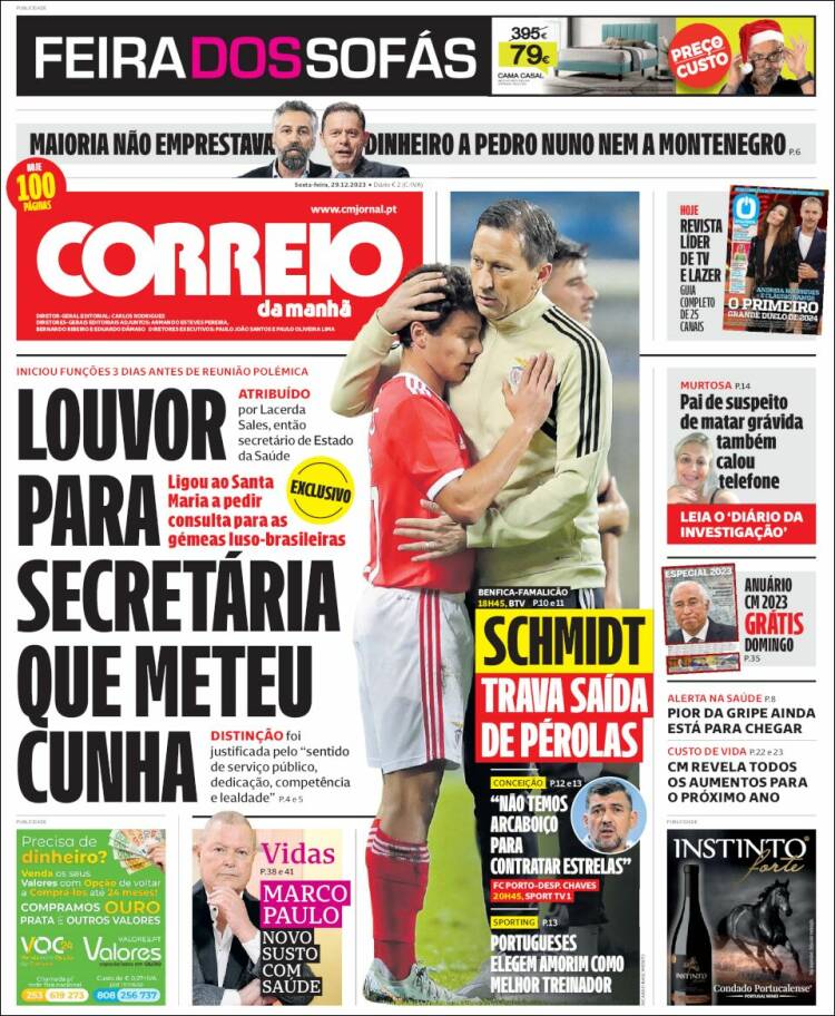 Portada de Correio da Manhã (Portugal)