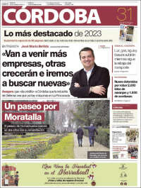 Portada de Diario de Córdoba (España)