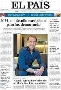 Portada de El País (España)