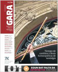 Portada de Gara (España)