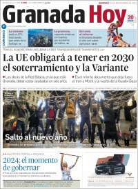 Portada de Granada Hoy (España)