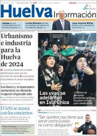 Portada de Huelva Información (España)