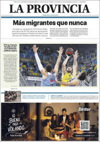 Portada de La Provincia (España)