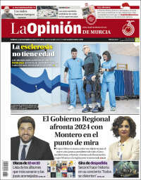 Portada de La Opinión de Murcia (España)