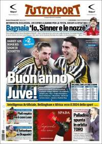 Portada de Tuttosport (Italia)