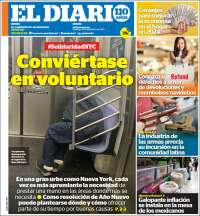 Portada de El Diario NY (USA)