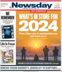 Portada de Newsday (USA)