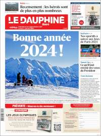 Portada de Le Dauphiné Libéré (France)
