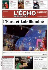 Portada de L'Echo Républicain (France)