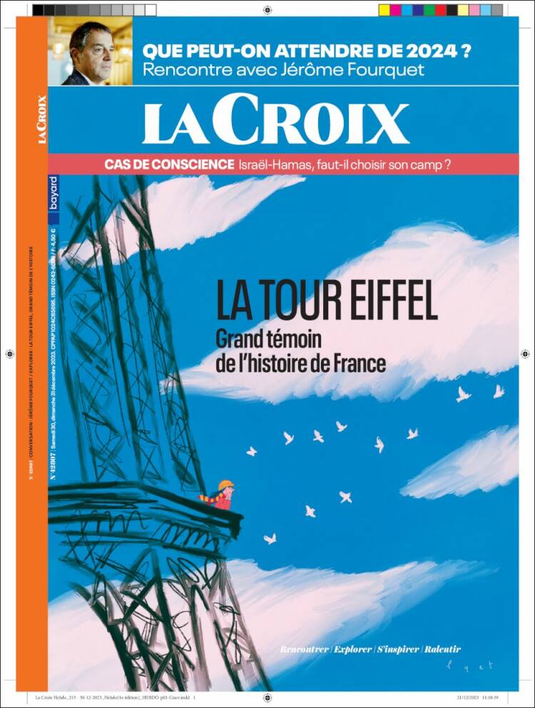 Portada de La Croix (Francia)