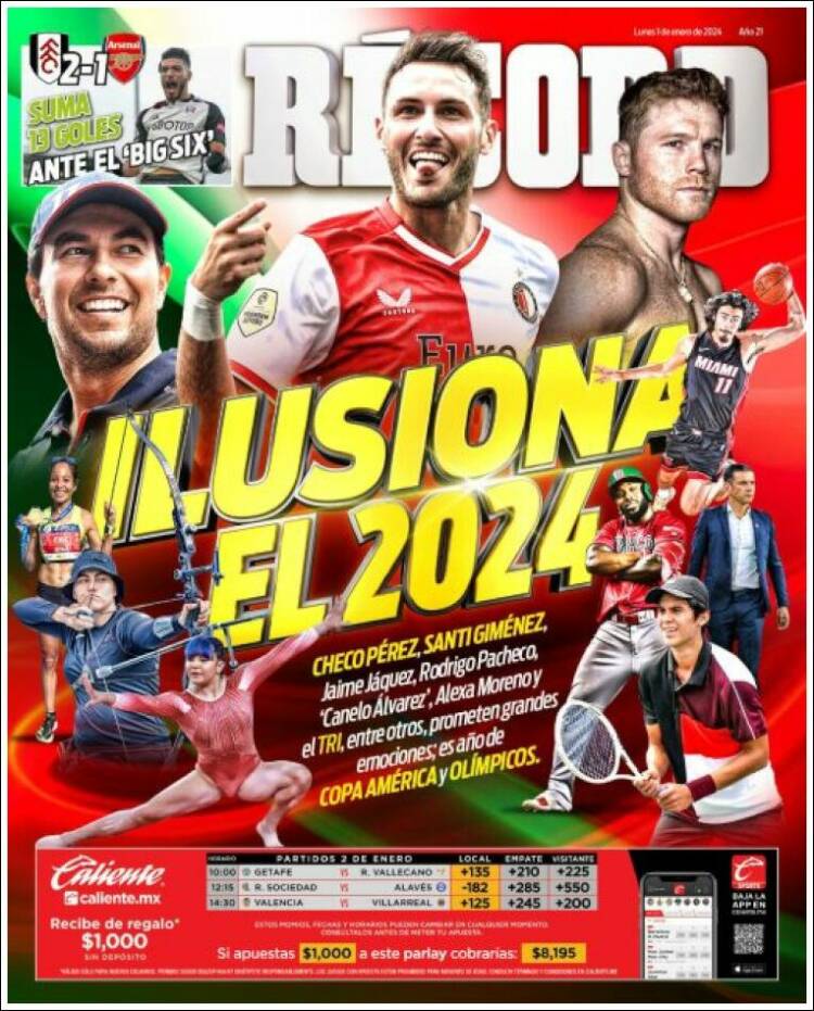 Portada de Record (M&eacute;xico)