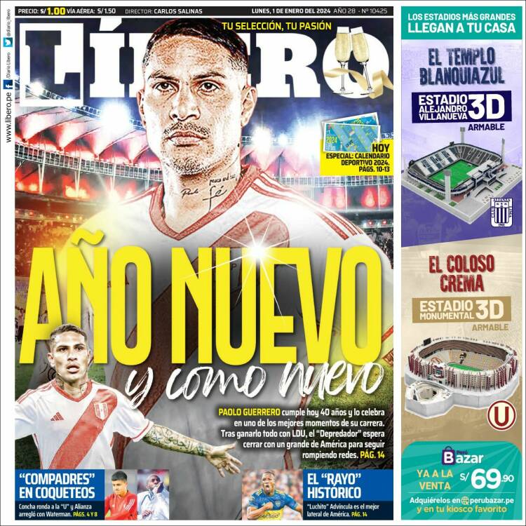 Portada de Líbero (Per&uacute;)