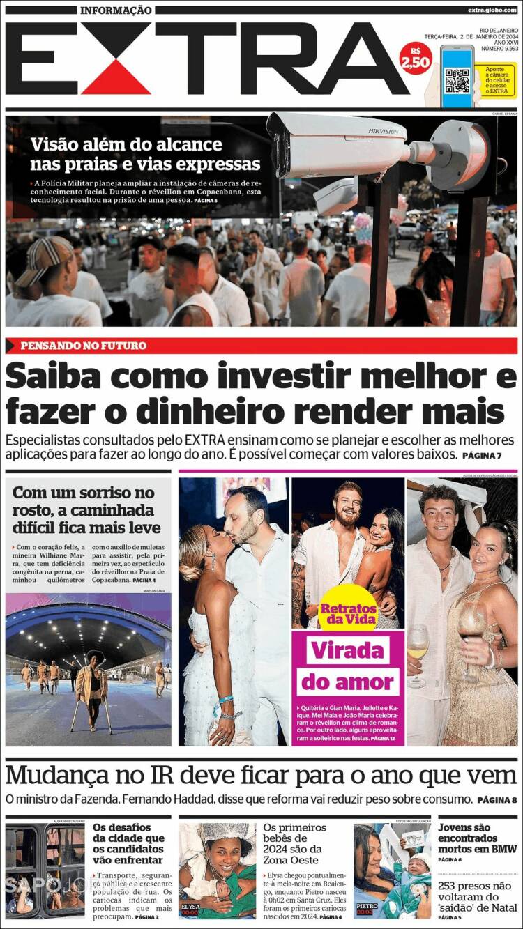 Portada de Extra (Brasil)