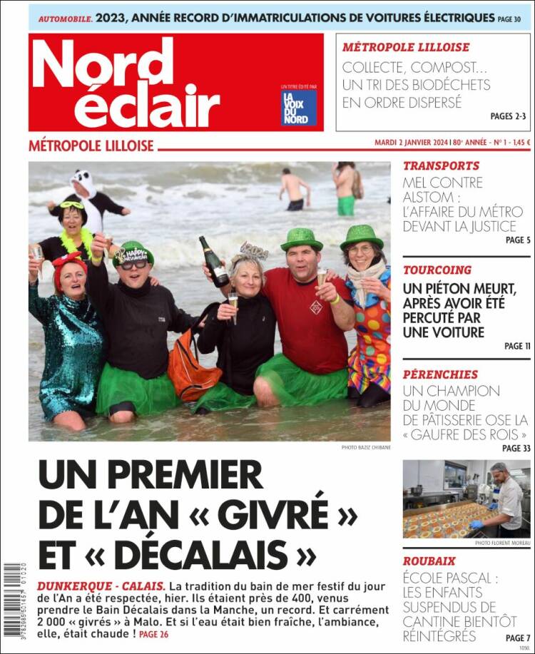 Portada de Nord Éclair (Francia)