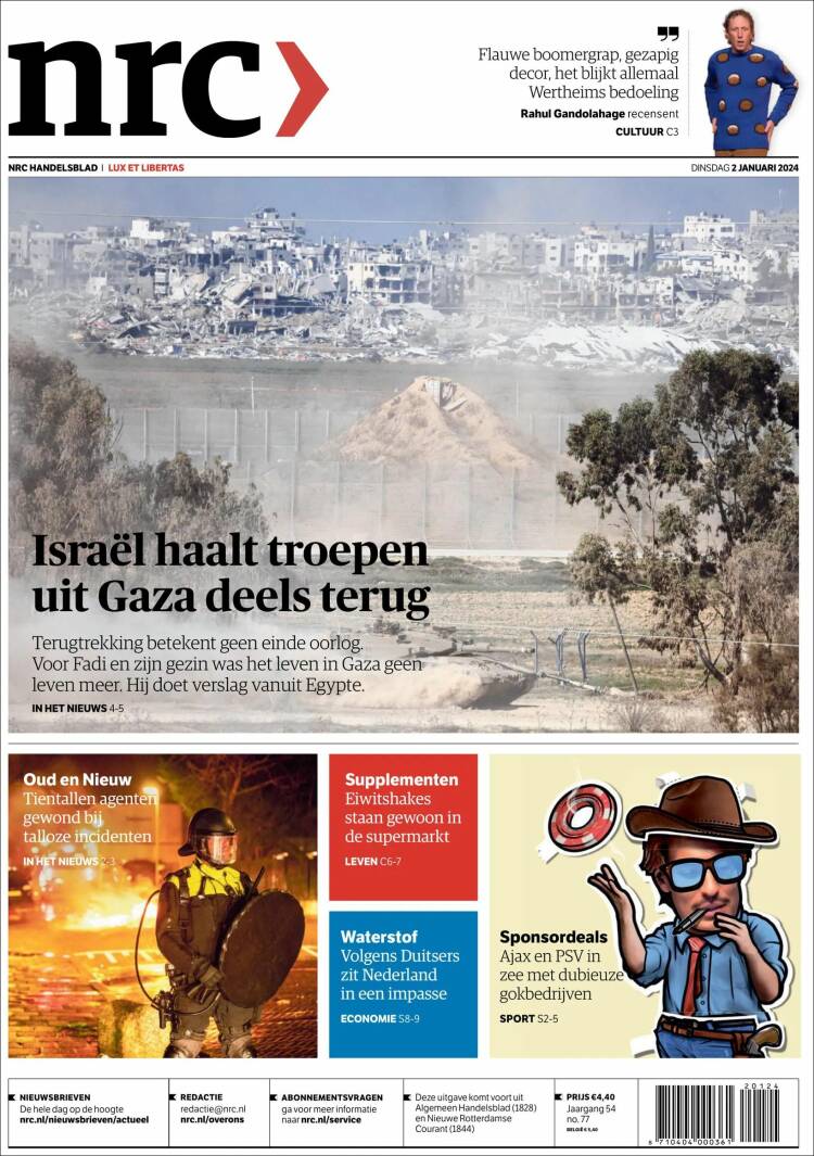 Portada de NRC Handelsblad (Netherlands)