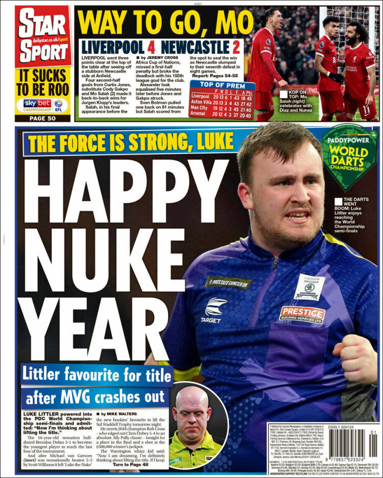 Portada de Star Sport (Reino Unido)