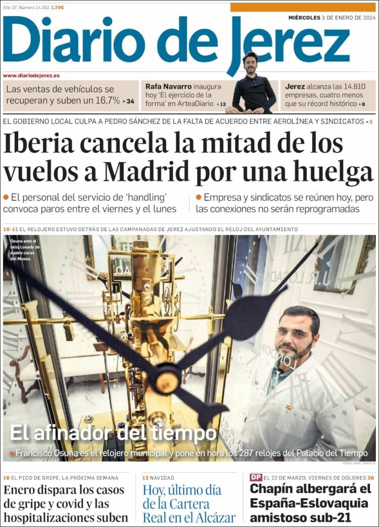 Portada de Diario de Jerez (España)