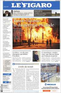 Portada de Le Figaro (Francia)